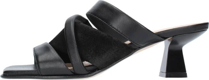 Janet & Janet Sandalen Zwart Black Dames