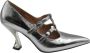 Jeannot Bohemia Dubbele Gesp Platte Schoenen Gray Dames - Thumbnail 1