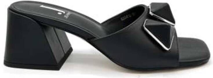 Jeannot Flat Sandals Black Dames