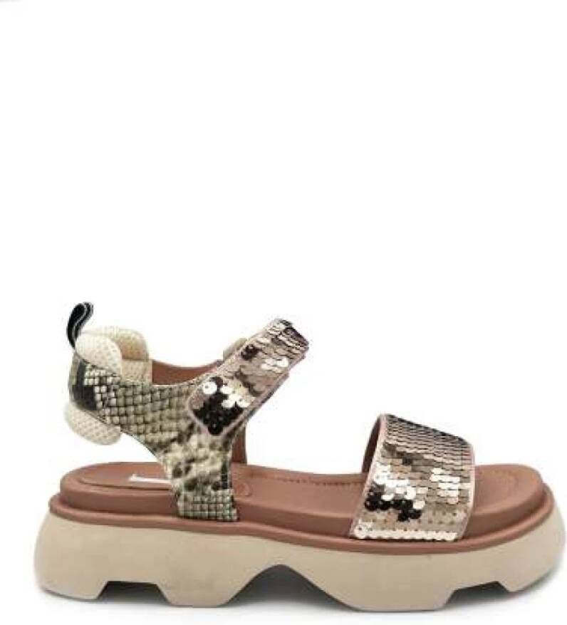 Jeannot Flat Sandals Multicolor Dames