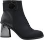 Jeannot Lyon Veterschoenen Platte Schoenen Black Dames - Thumbnail 1