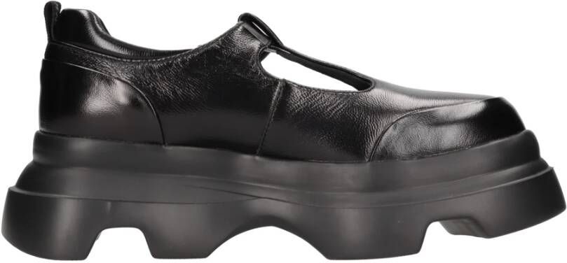 Jeannot Platte schoenen Zwart Black Dames