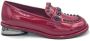 Jeannot Robijn Patent Studded Loafer Red Dames - Thumbnail 1