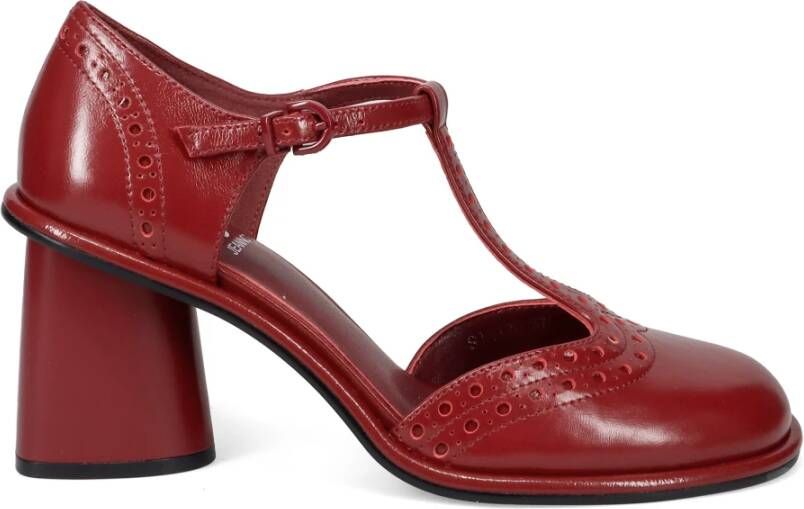 Jeannot Rode Hakken Elegante Schoenen Red Dames