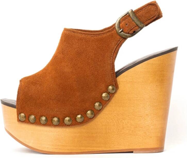 Jeffrey Campbell Mules Brown Dames