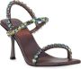 Jeffrey Campbell Pewter Hoge Hak Sandalen Grijs Dames - Thumbnail 1