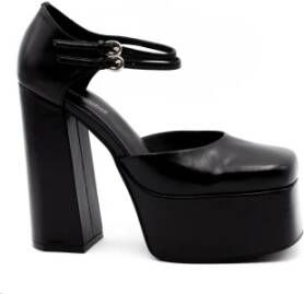 Jeffrey Campbell Verhoog je schoenenspel met zwarte sandalen Black Dames