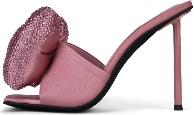 Jeffrey Campbell Roze Satijnen Strik Sandaal Pink Dames