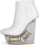 Jeffrey Campbell Transparante Plateau Wig Enkellaars White Dames - Thumbnail 1