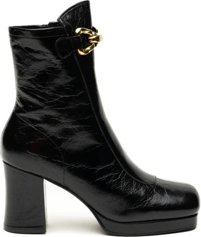 Jeffrey Campbell Zwarte Laarzen Tronchetti Black Dames