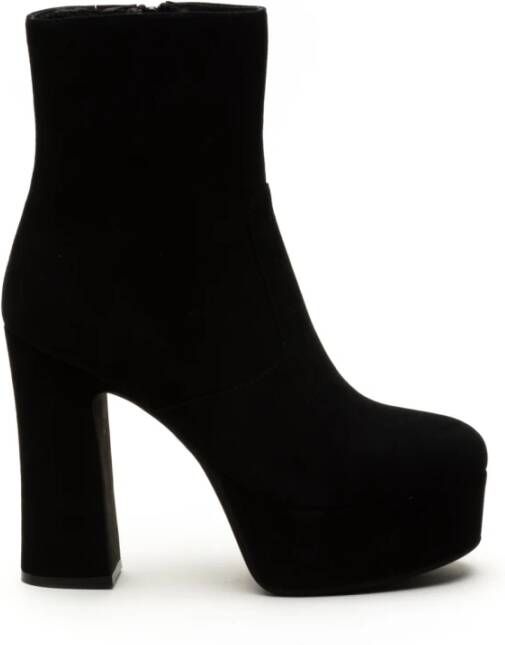 Jeffrey Campbell Zwarte Laarzen Tronchetti Brat-Z Black Dames