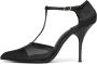 Jeffrey Campbell Zwarte T-Strap Stiletto Hak Schoenen Black Dames - Thumbnail 1