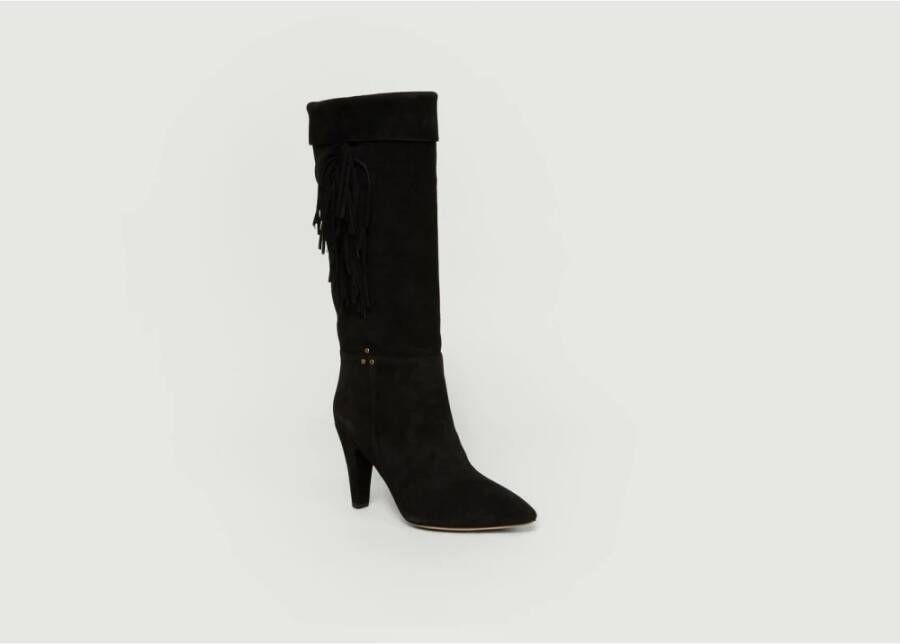 Jérôme Dreyfuss Sandie Boots met franjes Zwart Dames