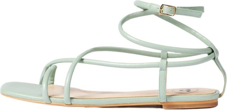 Jijil Flat Sandals Groen Dames