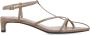 Jil Sander Donkerzandleren hoge hak sandalen Beige Dames - Thumbnail 1