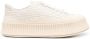 Jil Sander Elegante Beige Leren Sneakers Beige Dames - Thumbnail 5