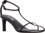 Jil Sander Hoge Hak Leren Sandalen Black Dames - Thumbnail 1