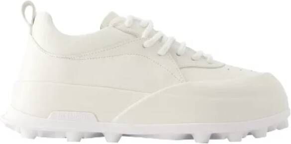 Jil Sander Leather sneakers White Dames