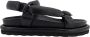 Jil Sander Leren Band Sandalen Black Heren - Thumbnail 1