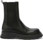 Jil Sander Leren Chelsea Boots met Vibram-buitenzool Black Heren - Thumbnail 1