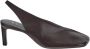 Jil Sander Leren Sling Back Décolleté Schoen Purple Dames - Thumbnail 1