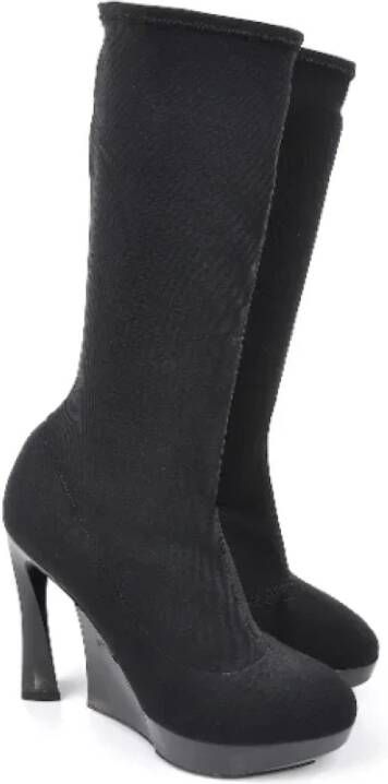 Jil Sander Pre-owned Fabric boots Black Dames