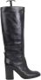 Jil Sander Pre-owned Leather boots Black Dames - Thumbnail 1