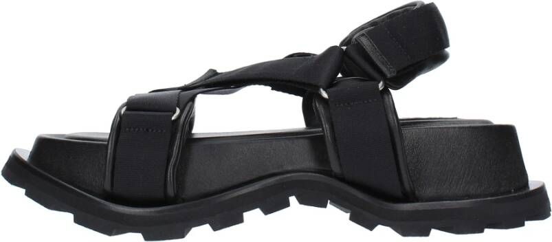 Jil Sander Sandalen Zwart Black Dames