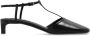 Jil Sander Hoge hakken Black T-Bar Slingback in zwart - Thumbnail 1