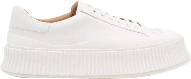 Jil Sander Beige Sneakers Licht en Natuurlijk Wit Heren