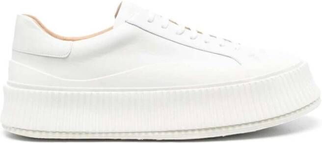 Jil Sander Stijlvolle Sneakers voor een Trendy Look White Heren