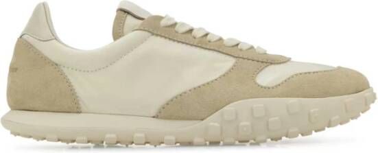 Jil Sander Tweekleurige stof suède sneakers Multicolor Dames