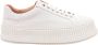 Jil Sander Witte Canvas Sneakers Elegante Stijl White Dames - Thumbnail 1