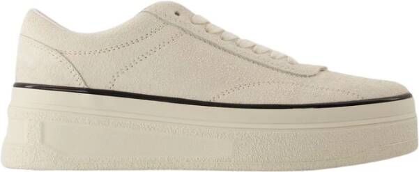 Jil Sander Witte Sneakers met Flatform Zool White Heren