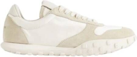 Jil Sander Witte leren Moon sneakers White Heren