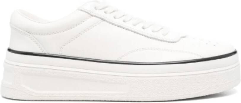 Jil Sander Witte Sneakers voor een stijlvolle look White Dames