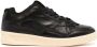 Jil Sander Koeienleer en Stoffen Mesh Lage Sneakers Black Heren - Thumbnail 1