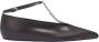 Jil Sander Leren Ballet Flats met Kristaldetail Black Dames - Thumbnail 11