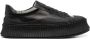 Jil Sander Zwarte Leren Elegante Sneakers Black Dames - Thumbnail 1