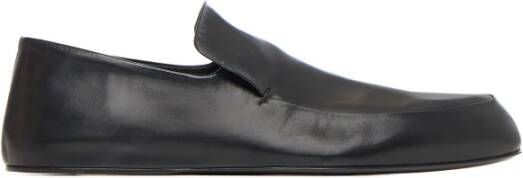 Jil Sander Zwarte Platte Schoenen Black Dames