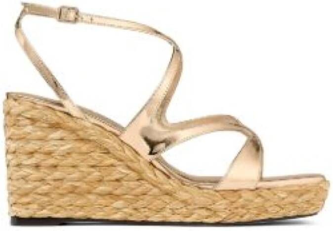 Jimmy Choo Ayla Espadrilles Stijlvolle zomerse schoenen Yellow Dames