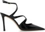 Jimmy Choo Azia glanzende pumps Zwart Dames - Thumbnail 1