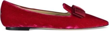 Jimmy Choo Ballerina`s Red Dames