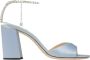 Jimmy Choo Blauwe sandalen met hoge hak en enkelband Blue Dames - Thumbnail 1