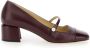 Jimmy Choo Bordeaux Hak Elisa 45 Schoenen Brown Dames - Thumbnail 1