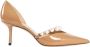 Jimmy Choo Bruin Patent Leren Stiletto Hakken Brown Dames - Thumbnail 1