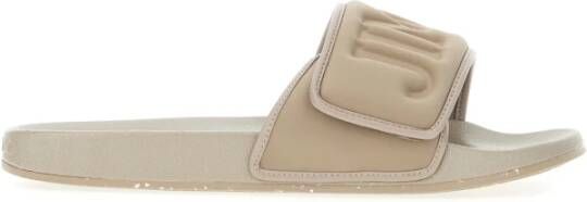 Jimmy Choo Comfortabele huisslippers voor ultiem comfort Beige Heren