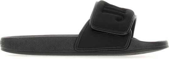 Jimmy Choo Comfortabele Slippers Black Dames