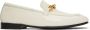 Jimmy Choo Witte Leren Loafer Schoenen White Dames - Thumbnail 4