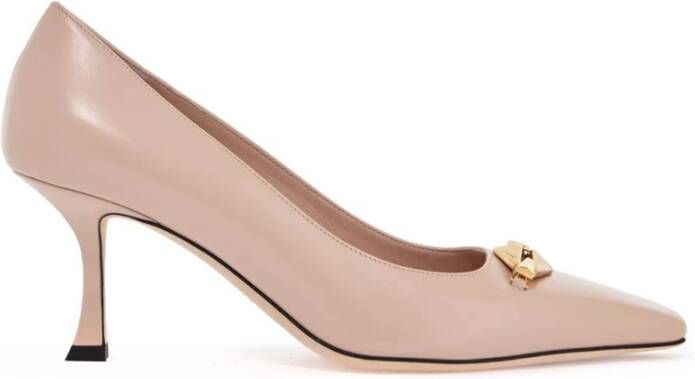 Jimmy Choo Diamantdetail Leren Hakken Pink Dames